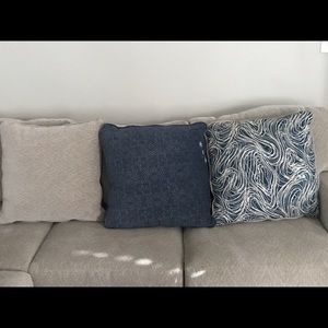 Four New 22” Ashley Furniture Throw Pillows